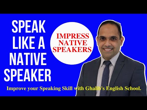 Speak like a Native Speaker with "Ghalib's English School" #learnenglish #ghalibsenglishschool