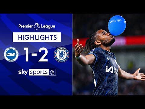 Chelsea SURVIVE late scare! 😨| Brighton 1-2 Chelsea | EPL Highlights