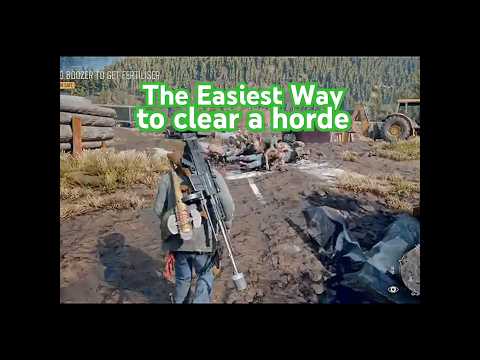 The Easiest Way To Clear A Horde - Days Gone #shorts #daysgone #ps4 #ps5