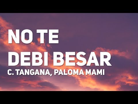 C. Tangana, Paloma Mami - No Te Debi Besar (Letra)