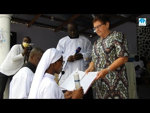 Paroisse Saint André Kagwa de Kombé: voeux  à la communauté de la  divine providence de Ribeauvillé