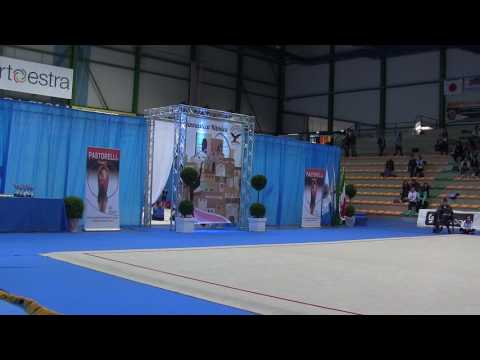 CENTOFANTI CAMILLA CLAVETTE / CUORVO ALESSIA NASTRO J1 CAMPIONATO NAZIONALE INDIVIDUALE GOLD