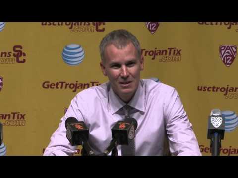 USC Men's Basketball: Coach Enfield Presser vs. Lafayette