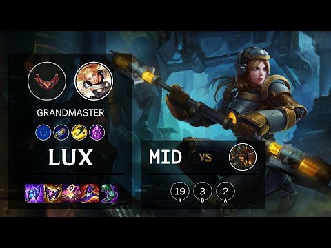 Lux Mid vs Cassiopeia - EUW Grandmaster Patch 12.2