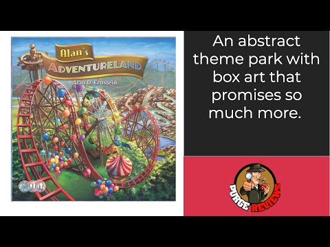 The Purge: # 2387 Alan's Adventureland: An abstract adventureland posing as a theme park board game