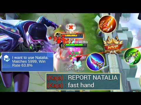 My Natalia Last Game Before Entering 6000 matches | Top Global Natalia Gameplay - MLBB