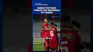 HALFTIME Timnas U20 Indonesia Vs Yaman Kualifikasi Piala Asia: Berakhir 1-1, Gol Jens Raven Dibalas