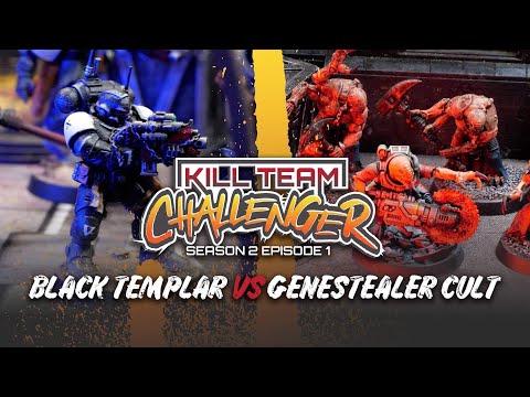 Kill Team Challenger: Black Templar VS Genestealer Cult