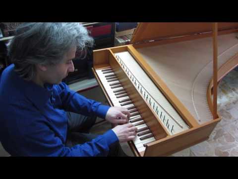 Salvatore Coniglio, clavicembalista - Cimarosa: Sonata in si bemolle,