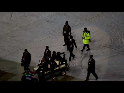 Mandela na final do Mundial de futebol 2010