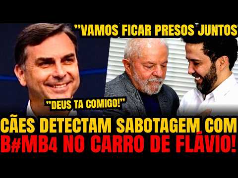 Cães Salvam Flávio Bolsonaro, Descobrem B0mb@ no Carro Depois do Debate!