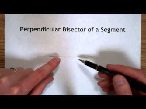 Perpendicular Bisector Construction