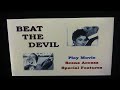 Opening Closing To Beat The Devil 2002 DVD
