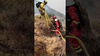 Desperate Firefighters Pull Water from Pool to Battle DEADLY Wildfires in Spain #shorts