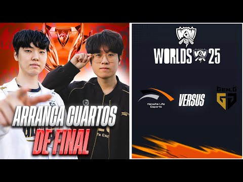 🐔❄️ HLE vs GEN - CUARTOS DE FINAL  #WORLDS2025