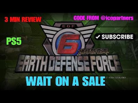 Earth Defense Force 6 3 Min Review