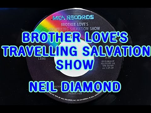 BROTHER LOVE'S TRAVELLING SALVATION SHOW ( NEIL DIAMOND ) 45 RPM  도너츠판