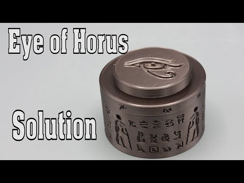 Head Spinning Puzzle! Eye of Horus Cylinder Puzzle