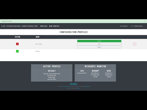 Web GUI YouTube Demo Video
