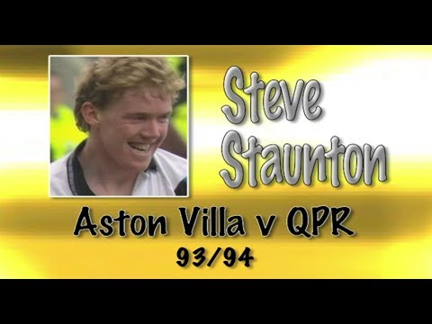 STEVE STAUNTON - Aston Villa x QPR, 93/94 | Gol retrô