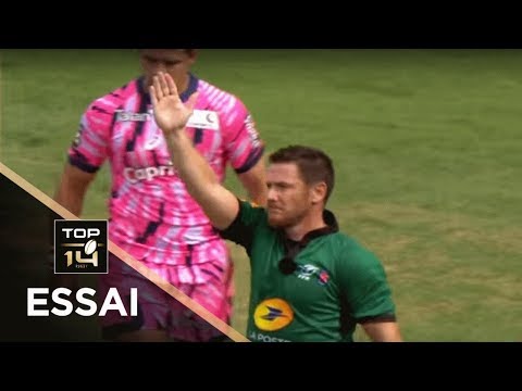 TOP 14 - Essai de PENALITE (USAP) - Perpignan - Paris - J1 - Saison 2018/2019