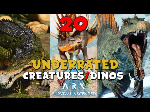 20 Underrated Dinos/Creatures & Why You SHOULD Tame Them In ARK: Survival Ascended!