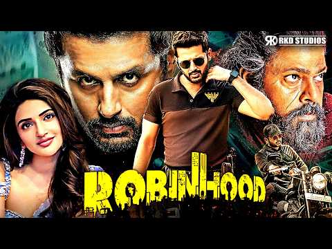 Robinhood South Hindi Dubbed Action Comedy Movie | Nithiin's Latest Movies | Sreeleela