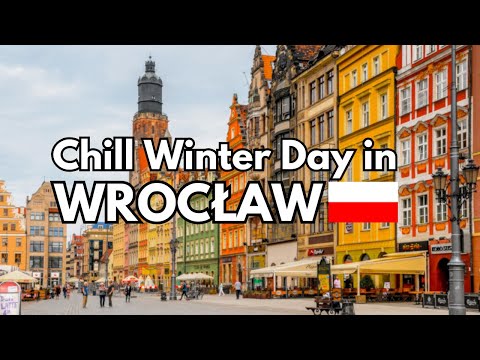 Grey & Cozy Winter Walk in Wrocław, Poland | Old Town, Churches, Market Square, Local Food