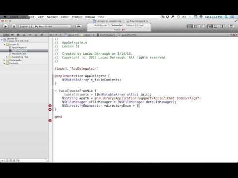 Cocoa Programming L51 - View-Based NSTableView