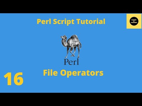 File Operators in Perl - Perl Script Basics Tutorial - Part 16