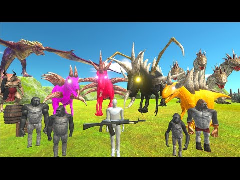 Jurassic World Evolution Camping 79 - Hunting Found Dinosaur Colors - Animal Revolt Battle Simulator