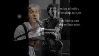 Paul McCartney - English Tea - Lyrics