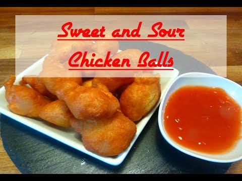 Sweet and Sour Chicken Balls (very easy)(UPDATED)