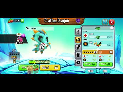 ⛏Dragon City: Craftee Dragon (L) and Training Attacks⛏2022