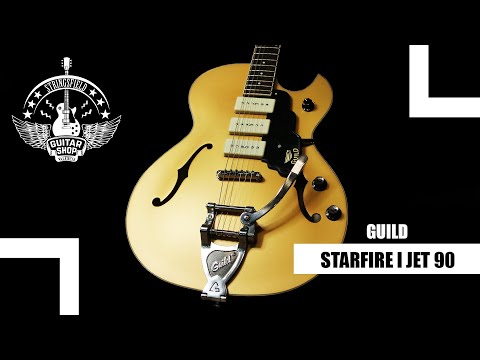 Guitarra Eléctrica Guild Starfire I Jet 90 Satin Gold imagen 8