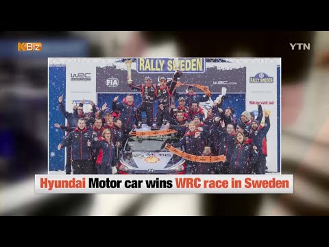 Hyundai's Victory in WRC Race / YTN KOREAN