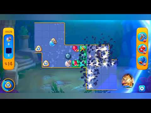 фишдом 2022 # 10526 уровень - прохождение без бустеров # Fishdom,  10526  level - no Boosters.