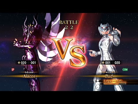 Aiacos (Garuda Surplice) vs Bud (Alcor God Robe)+ - Saint Seiya: Soldiers' Soul