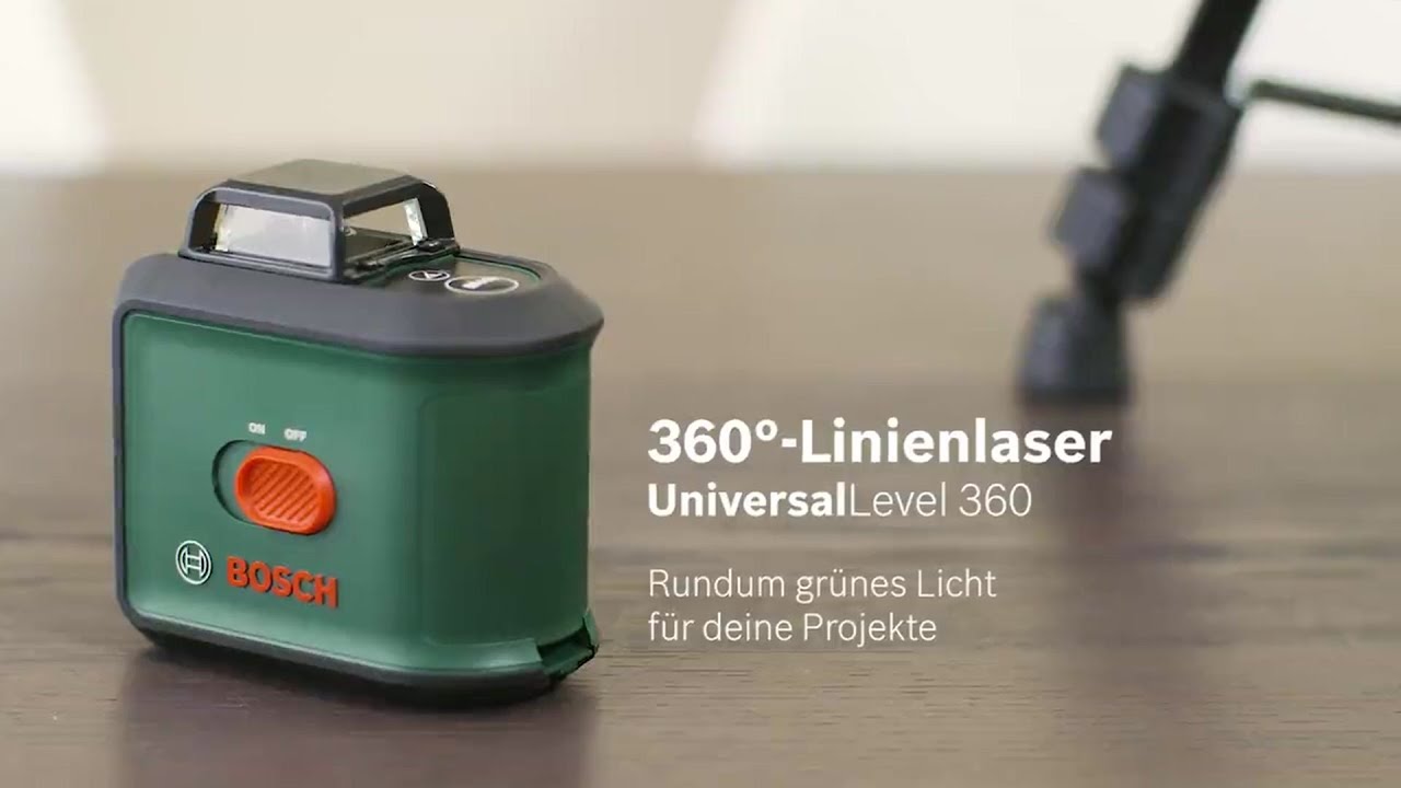 Bosch Laser à lignes UniversalLevel 360 + TT 150 + MM3 UNI 12 m