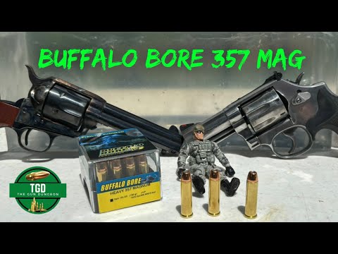 Buffalo Bore 180gr 357 Magnum Hollow Point | Clear Ballistics Gel Test 3” and 4 5/8” Barrels