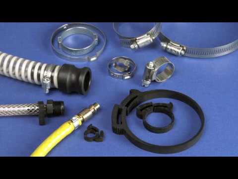 Part of a video titled How to Install Tubing and Hose Clamps - YouTube