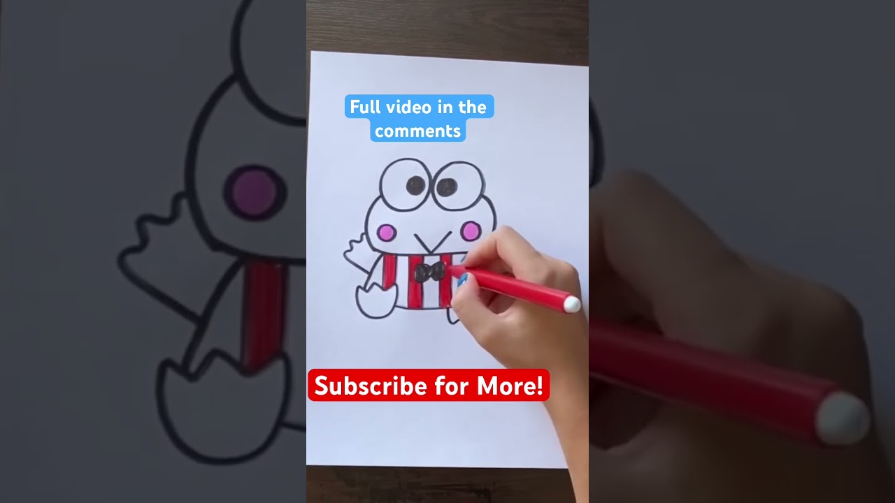 How to Draw Keroppi |Sanrio #cartooning #drawing #art #sanrio #keroppi #drawingmasterclass