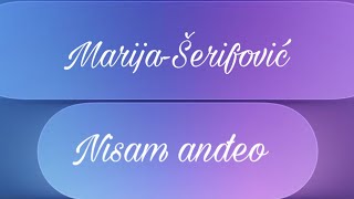 Marija Šerifović Nisam anđeo speed up