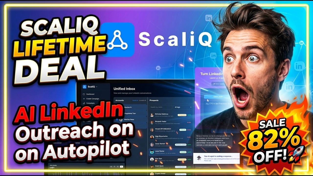 ScaliQ Lifetime Deal 🚀 AI LinkedIn Outreach on Autopilot (82% OFF!)