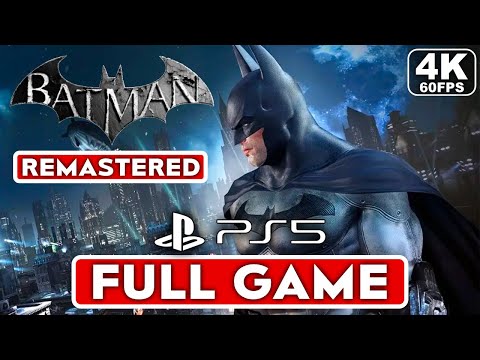 BATMAN ARKHAM CITY REMASTERED PS5 Gameplay Walkthrough Part 1 FULL GAME [4K 60FPS] - No Commentary