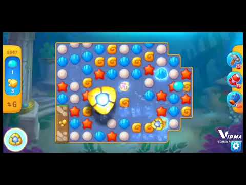 Fishdom. 9547 level no boosters and diamonds. 17 moves