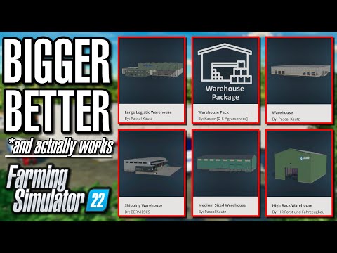 Warehouse Mods that ACTUALLY WORK! | Farming Simulator 22