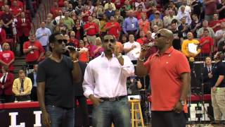 Boyz II Men Sing National Anthem at 2013 Reese&#39;s Mountain West Basketball Championships