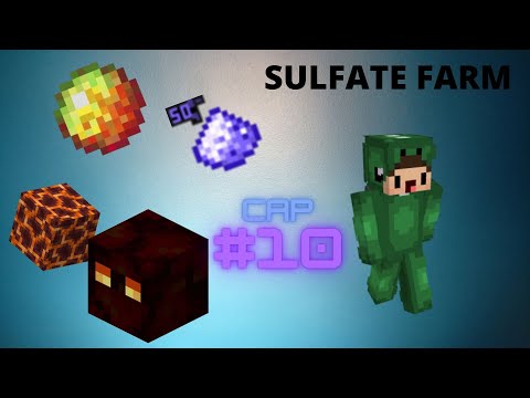 Granja de sulfato/Sulfate Farm SlimeFun tutorial#10
