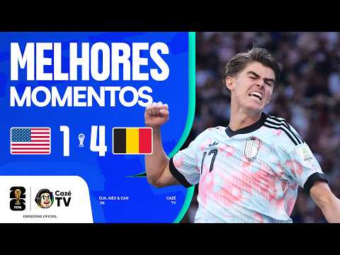 Gols e melhores lances de Estados Unidos x Bélgica